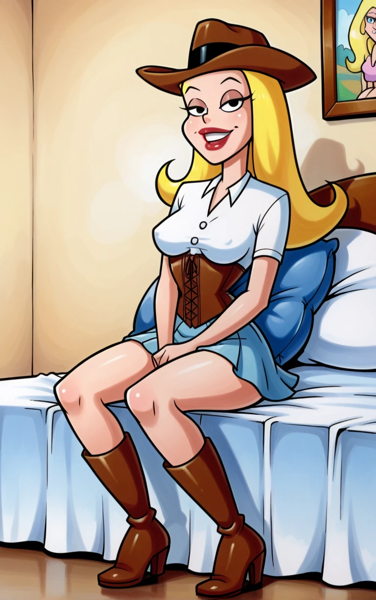 score_9, score_8_up, score_7_up, ((high quality:1.2)), 8k, extremely detailed, ((High detail:1.2)), Daphinne_\(Scooby-doo/), a girl with 18 years old, (busty), ((reverse suspended congress sex)), BREAK,