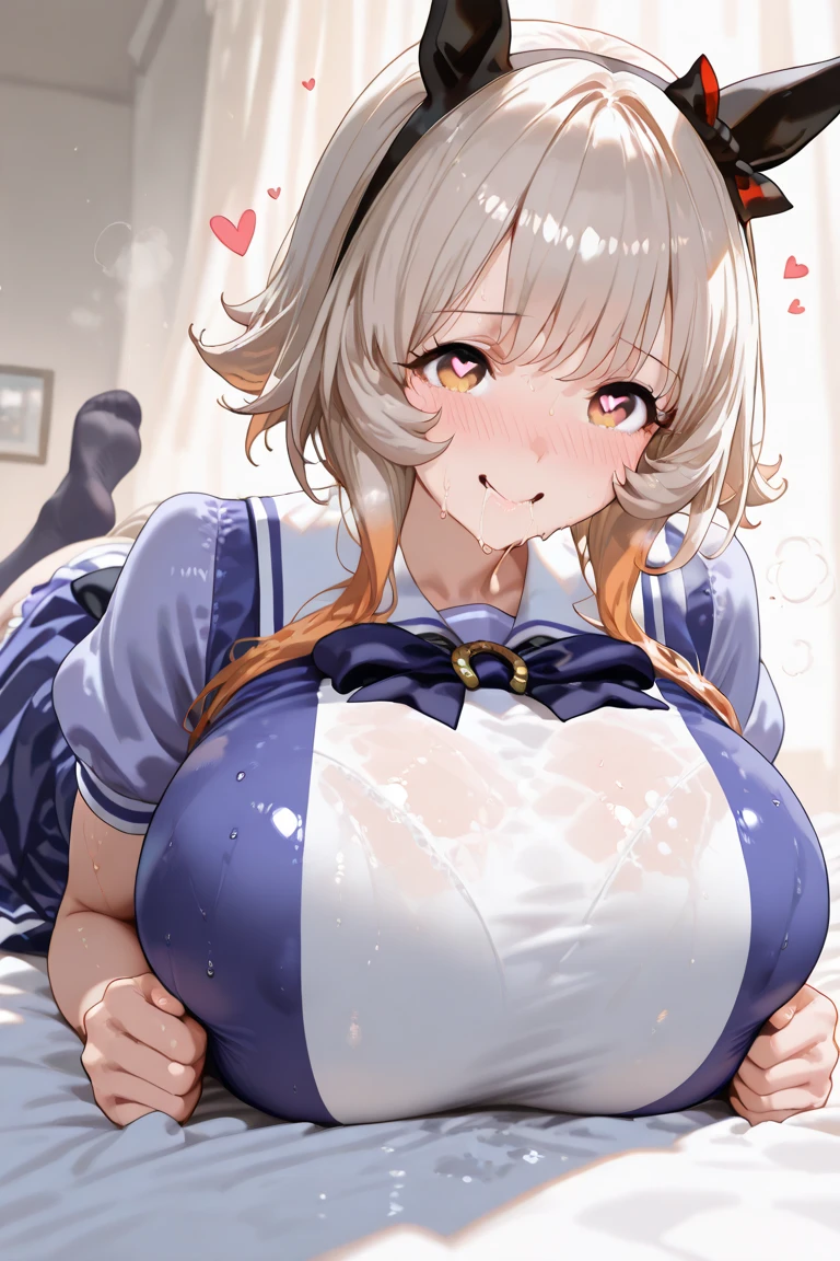 NSFW,(super fine illustration,8k cg wallpaper,highest quality,very detailed,ultra high resolution,best aesthetics),(cowboy shot,From front),Idol Master, {{{kanako mimura}}}, (18 years, beautiful girl), (beautiful brown eyes),((((beautiful brown hair)))), ((short hair)), (wet hair), (wet skin), ((Sweat)), ((maid)),((maid uniform)),(see-through),((plump,large tit,large areolae)), (hairband, garter belt), (open clothes),(gleaming skin:1.4), (pubic hair:1.3), (sweat:1.4), (spread legs:1.3), (kupaa),(pussy juice:1.4), (orgasm face, O-face, blush cheeks), (open your mouth), (a big smile), ((out tongue)),(Nice touch), (one eye closed),((multiple boys, peeing on a girl, multiple penises, gangbang)),((bukkake, on body:1.7),(Bukkake, cum on face:1.5),(Bukkake, cum in hair:1.5),(Bukkake, cum in pussy:1.5),(ecstasy),((semen)),(sex,missionaly),(lying dinnig table,cake and tea on table),