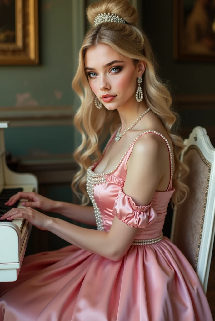 +18 Princess peach spitting you taking your money and being payed to be pretty and foot worshipped