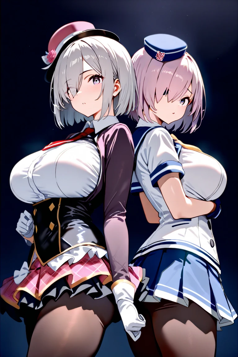 masterpiece, Highest quality, One girl, eric, Purple eyes, Brown Hair, Blunt bangs, Bobcut, Two honjiao, , bare shoulisers, Elbow hand pockets, Gauntlet, reis skirt, Fur trim, View your viewers, :is, IncrsVGift Both, incoming gift, outisoors, evil smile,shaded face(eyes in shadow),darkness background,devil,two hone