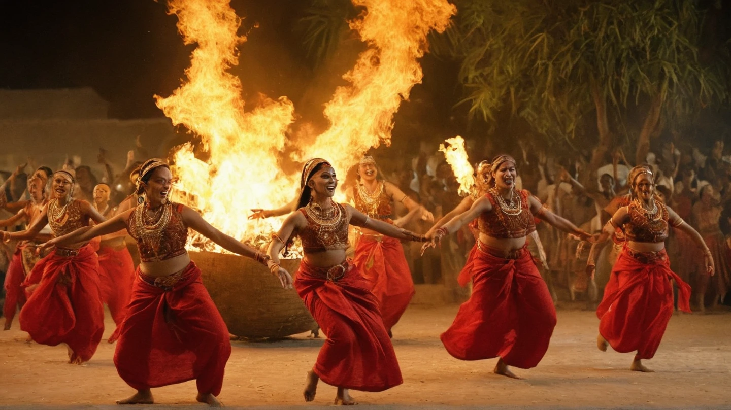 Rajput queens jumping into fire