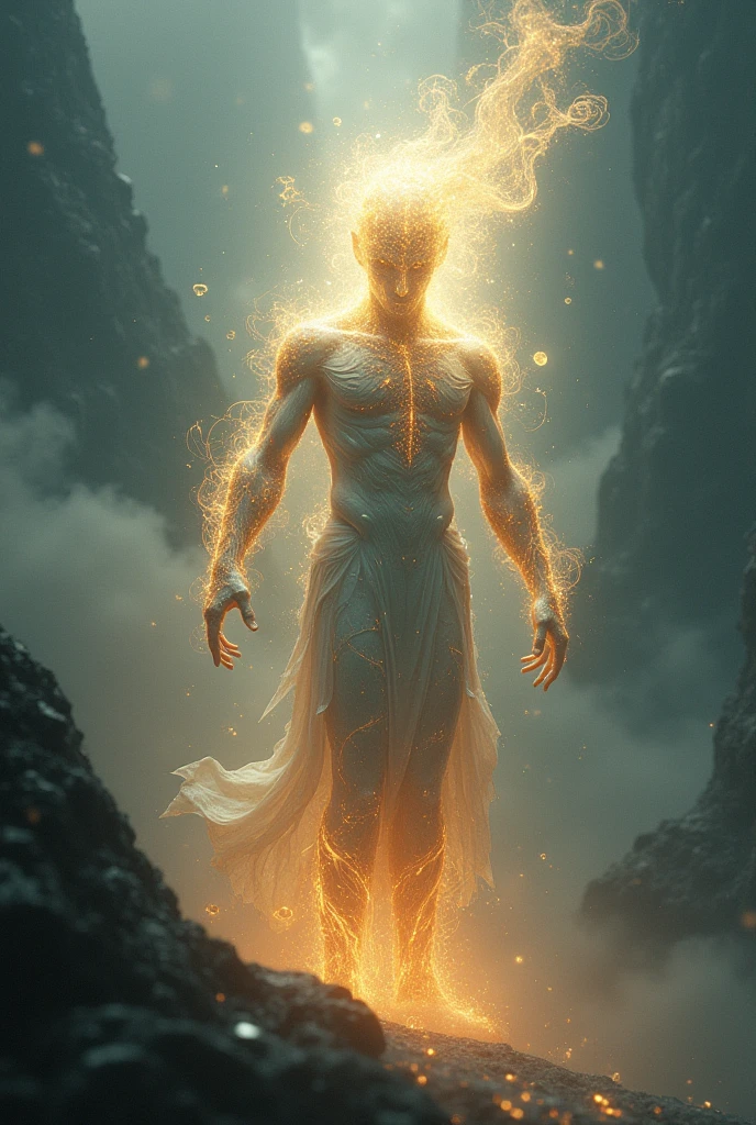I want to see a realistic image What is the spirit of God li 8k cinematic quality