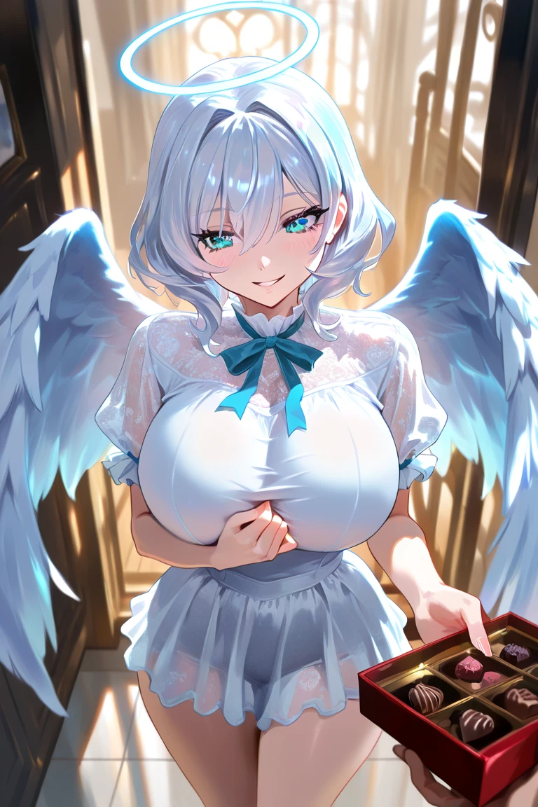 ４ｋ、Super detailed、Official Art、Luminedef、Angel Wings、Angel Halo、stockings、Wedding dress、(((Perfect Face、Please reflect your Perfect Facely on your chest、、blush、、Male and female whole body，Man attacks girl（Perfect Face，Perfect Eyes），Huge breasts ，Sexually excited man、Surrounded by men、Fingers dig into my chest、Lift the chest、Bring your tongue closer to your chest、,Hands on the crotch，Sexually excited boy、Trance、Joy、Provocative look with man、Man grabs woman&#39;Sweaty hands on my waist、、Brainwashed、Painful expression、My clothes are wet and transparent