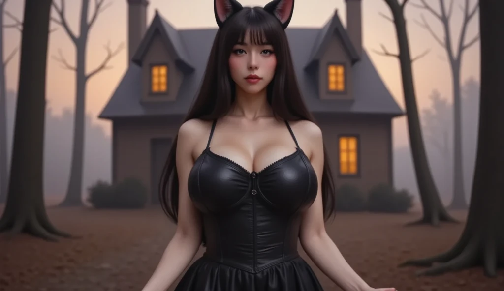 Ghost werwolf Woman big  tits  bikini horror nightmear 