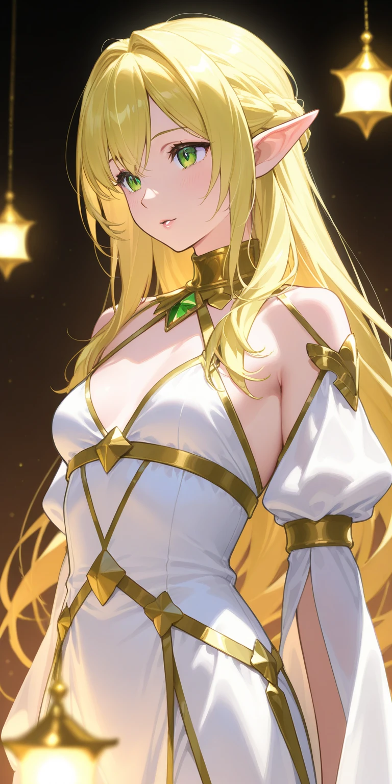 (detailed hair), (masterpiece), (best quality), (ultra-detailed), sharp focus, detailed face, ((perfect anatomy)), perfect lighting, (intricate details), (depth of field), CelineFE, full body, background: garden, ((Tight leotard)), ((sexy pose)), ((Wrestling ring)), green eyes, CelineDress, happy, official art, official illustration, CelineCrown, small breasts