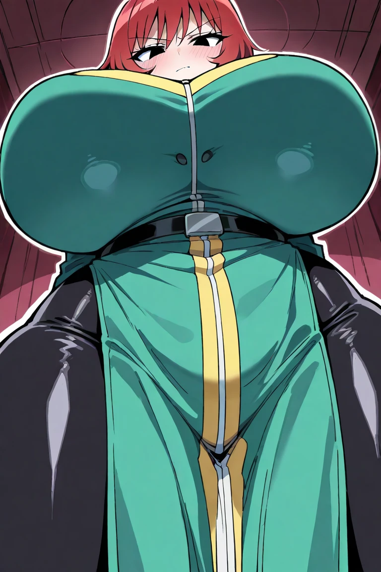 girl, Futaba, white socks, no shoes, full body pov, teasing hips posing, fetish, standing at doorframe for a seductive pose, exhilarating bulge, thicc thighs, [ k digital art ], anime artstyle, bright sun, oily shiny skin, short hair, succulent girl figure, enhanced penis gland, a fit seductive horny dickgirl, navel, underboobs, large veiny see through clothed erection, expressive eyes, perfect face, masterpiece, ultra details, hdr, best quality