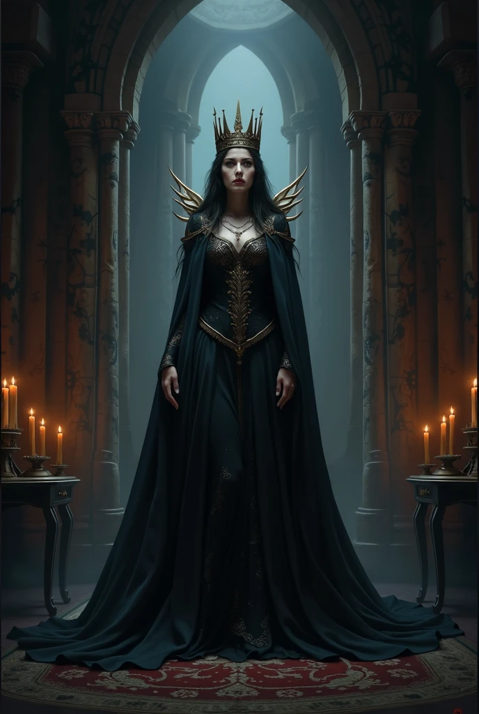 beautiful dark queen,masterpiece,savage,high quality