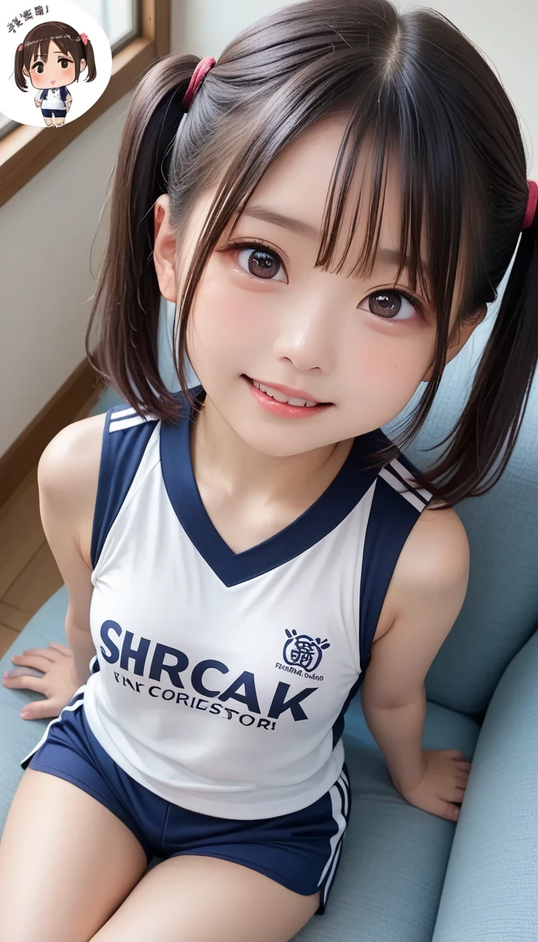 Twin tails Hiding with bubbles