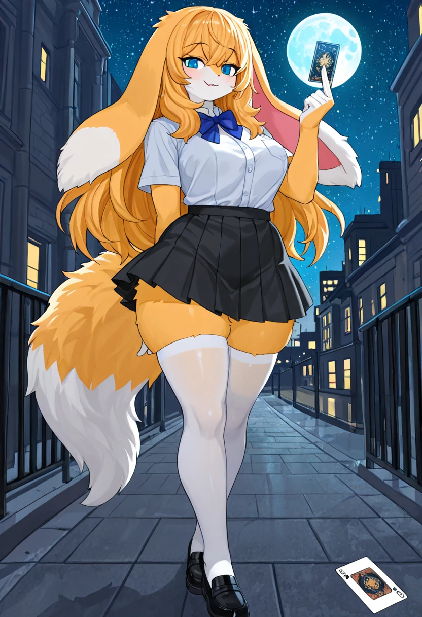holo is a wolf girl,fox tail, furry art!!!,thick thighs,expressive eyes, (fur skin), wolf ears, sch fi, futuristic ,messy hair, Camel toe very obvious, feral,fox, holo is a wolf girl,fox tails, (brown fur skin), furry, stocking, sweaty,Serval, fox, wolf girl,fangs, sharp eyeliner, eyeshadow, (detailed eyes, lace trims, horny, expressive eyes, open mouth with teeth , fishnet stockings wrap the thighs, uniform, military, military uniform, military outfit, short skirt, sch fi
