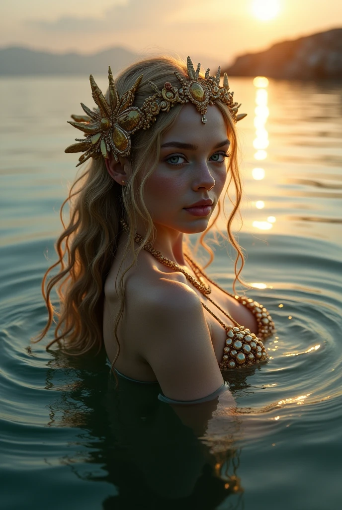 (Best quality, 8k, 32k, Masterpiece, UHD:1.2) water nymph welcomes you to her private oasis, deep in the desert, jewelry, clothed, sfw, north africa, closeup, smile, prinzzess