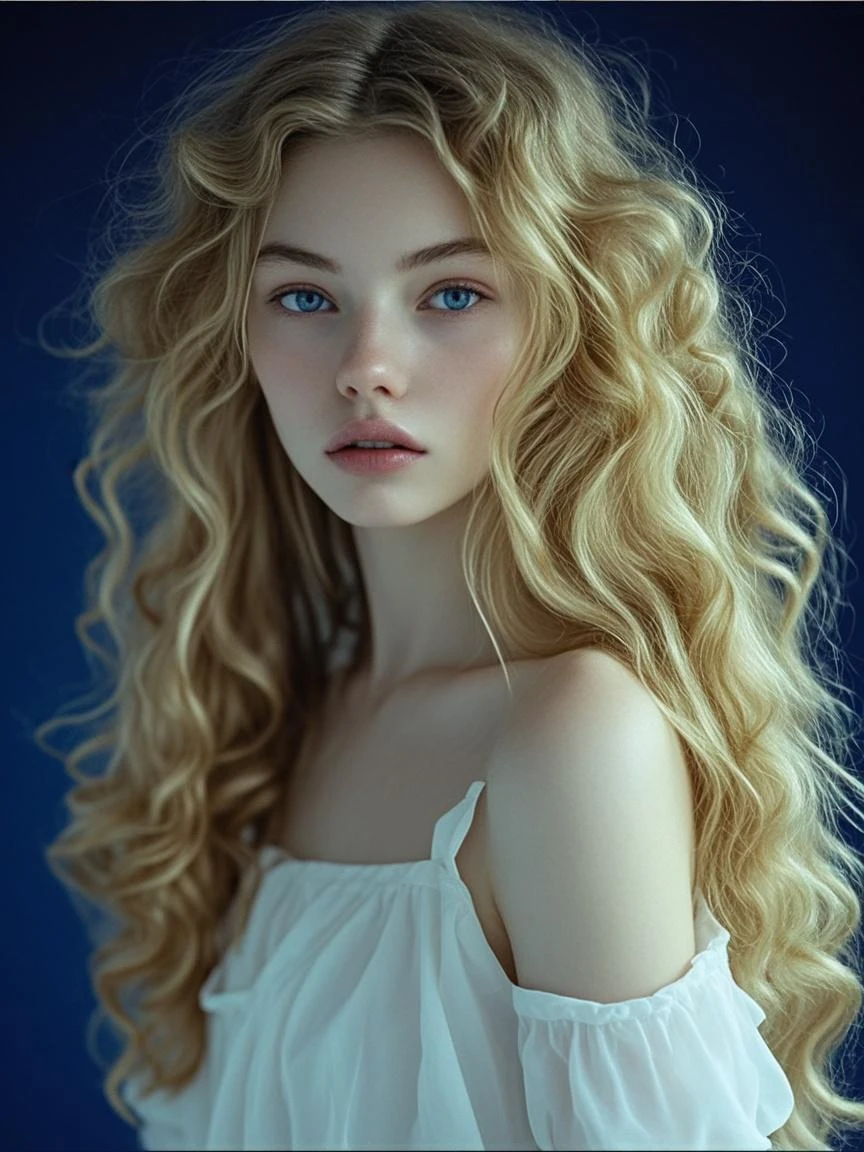 european young beautiful woman, nightgown, sleepy, wild hair, frail, medium shot, hyperrealystic, detailed, 4k, lightroom --auto --s2