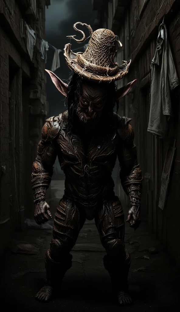 Crie um ladino goblin de tenunbra