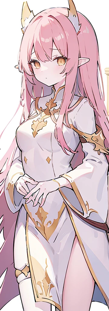 Prostrating Vassal、Prostrate、Girl with pink hair、Blue Eyed Queen
