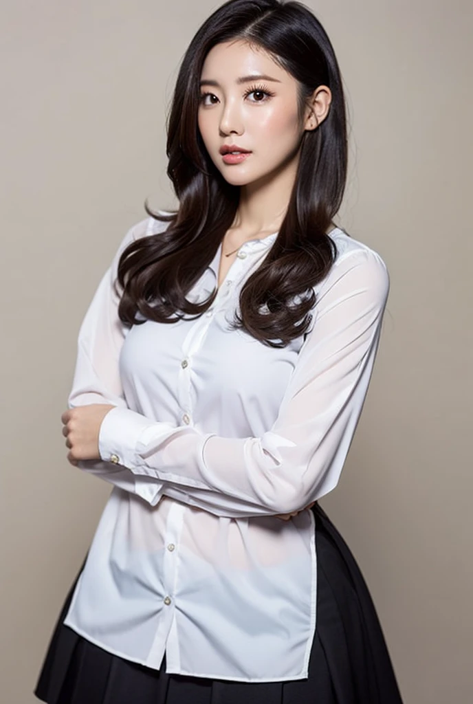  ((Highest quality)), Woman with beautiful face, perfect body,Mine Fujiko