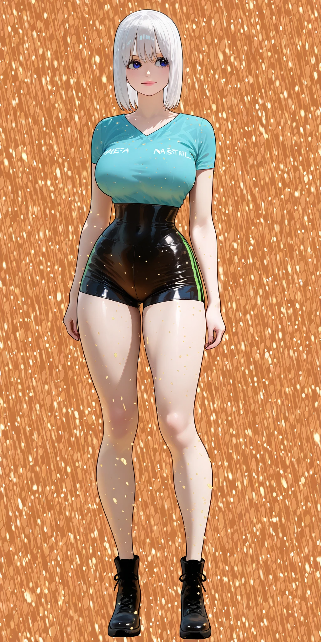 Masterpiece, Best Quality, (happiness_Inside out, yellow skin, ),  happy, green dress,  pixar, Cartoon, 3D rendering, , (naked:1.4), nipples (blush:1.0), detailed face, roadside, Crouching POV, sfw,  (((Place_Inside out, yellow skin, Blue eyes, blue duendecillo cut))), happy, (((sleeveless lime green dress speckled with firework-style flowers print that goes to the knees))), pixar, Cartoony, 3D rendering, small breasts, barefoot, sunlight, (Chapped lips:1.4), (blush de nariz:1.2), foreshortening, black cuts, (eye contact), High contrast, ultra high resolution, high resolution, detailed, visible breasts, showing breasts, (cinematic lighting), ((high angle view)), (half body shadow), [backlighting], [twilight ray], [detailed ambient light], [gray natural lighting], [ambient light on the belly], (greater detail of wild wildlife), [explict content], [sharp focus], (????????????????????), (shading), comisión de high resolution, detailed image, bright colors, detailed face, perfect lighting, perfect shadows, Perfect eyes, girl focus, Perfect face, beautiful body, shiny body, Central focus, look at the viewer, 1 girl, Alone, (Masterpiece:1.21), (Best Quality:1.2), (illustration:1.2), (cinematic lighting:1.3), balanced coloring, global illumination, ray tracing, good lighting, neckline, attractive body, sexy body, looking at the viewer, sfw, portrait, happy expression, (((headquarters from the inside out, In general, interior in purple tones., walls with numerous shelves with glowing spheres)))