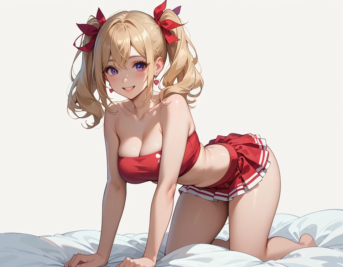 Sexy bunny ,Bikini,Complete ears,Sexy pose,Sexy expression,Oversized breasts,full-body shot,Simple background,4k,Delicate face,