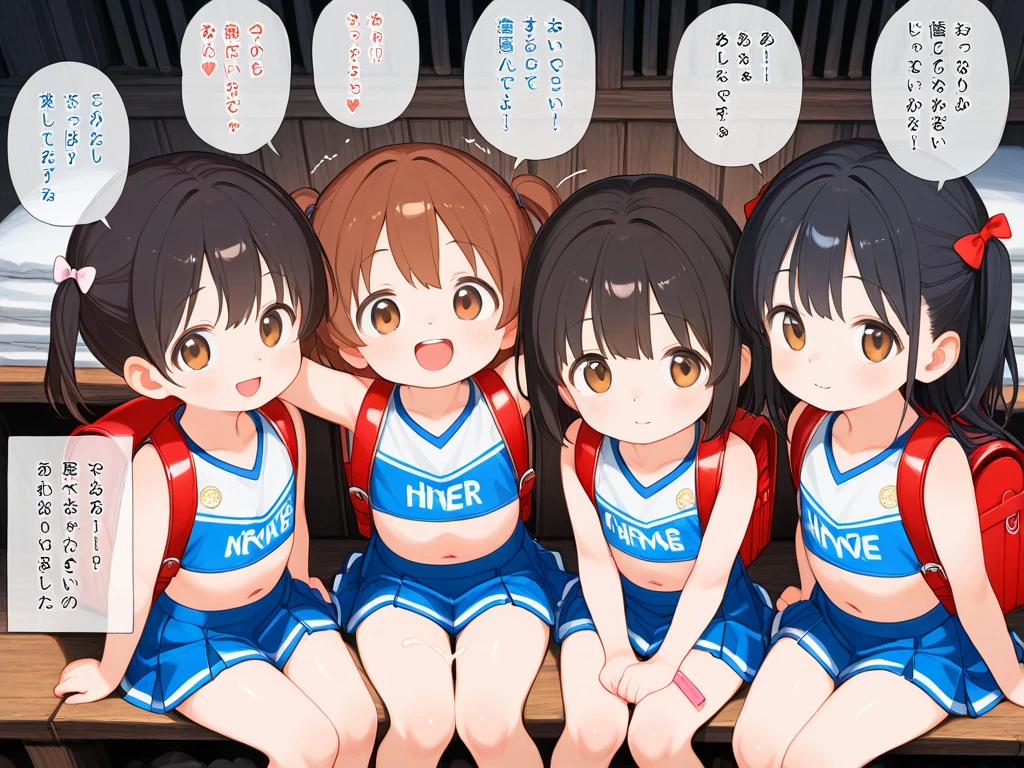 Highest quality、High resolution、Detailed Background、(Beautiful face in every detail:1.4)、Anatomically correct、(Detailed facial expressions)、(fine grain:1.2)、8-year-old beauty、cuteカラーの髪色、Braided Ponytail、Braided bob cut、Braided twin tails、Navy School Swimsuit、(Flat Chest)、Perfect body line、Thick thighs、Please show me your whole body、 (Five beautiful girls in school swimsuits having fun in the school pool:1.5)、 Big smile、Laughing with your mouth open、My whole body is wet、My hair is wet too、Fun atmosphere、Embrace each other、cute仕草、cute