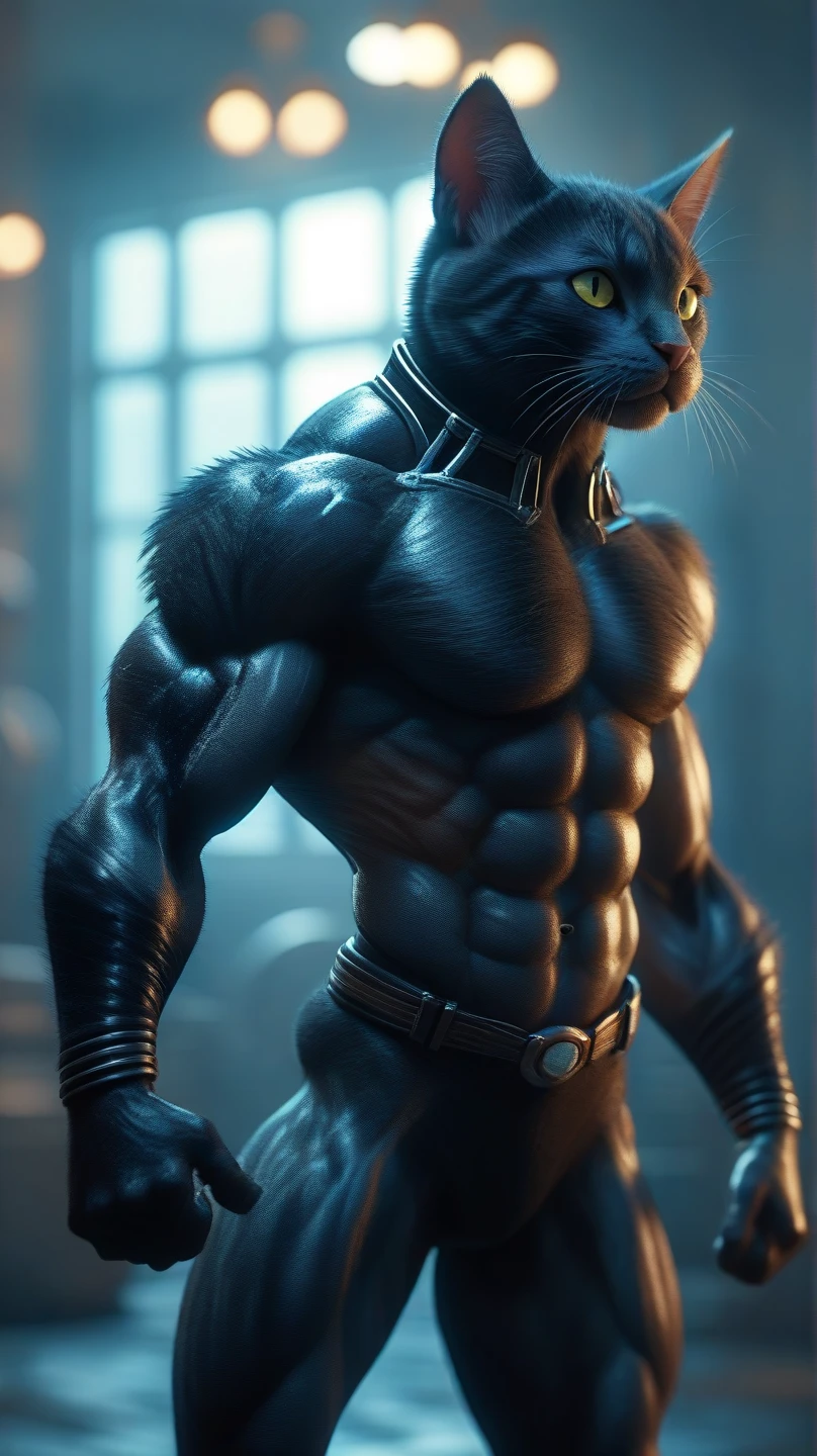 a high resolution, (((masterpiece))), 8K, excellent lighting, detailed face and body,4K, a high resolution, Best quality, masterpiece, Perfect colors, perfect shadows, Ideal lighting,. detailed, beautiful digital art, masterpiece, 4K, small parts, Anthro, What, male, ((male род)), good quality anatomy, ((beautiful eyes)),((beautiful hands, detailed hands)), (I look at the viewer), I look at the viewer, whole body, anime style, The collar is worn around the neck. , Member, big tail, blushing, Slim, болишой Member,, soft shading, perfect anatomy, Ideal lighting, perfect focus, Bright, 1 boy, fluffy, fluffy cat, Anthroпоморфный, male, scales in tone, very big,Soft fur, detailed body, .очень high,slender, full length, there is fur,, pumped up, Slim,, , muscular, in the room, , ,submission, , high, , full length, very big рост, ,visible abs, очень pumped up, , standing, ,sweaty,,afraid of the owner, boy 18 years old, very pumped up, obedient whore, broken,musculature, , personal slave, gay, a fag, , get caught by an observer, ,Slim, very Slim, very thin waist, Cute, muscular, fluffy hair, Suffocates, the collar is very tight, pain, ,очень pumped up,wants to please the viewer , очень pumped up,очень pumped up, Dominant, Very Close to the Viewer, worth it, очень pumped up, очень pumped up, Dominant, Very Close to the Viewer,очень pumped up, , very strong,muscle,, болишой Member,shows butt,Cozy atmosphere,inflection, painшие бицепсы, (Detailed eyes). , bulge, sinewy muscles.,(seductive face: 1.2), ideal male body.male genitalia, (perfect genitalia), ((genitalia)),(musk), (musk clouds:1.4), sweaty, disturbance, red face,hands behind head,tight clothing , struggling to pull on my white shorts. tight clothes, cat, Black cat , character Mordecai Heller (two-tone fur),