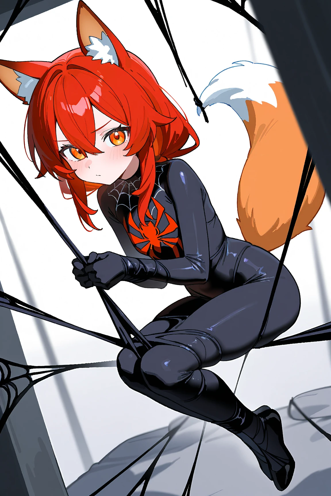 Highest quality, Highest quality, High quality illustrations, masterpiece, Ultra-high resolution, Detailed Background, Auction Venue, Absurd, Perfect Anatomy, Performance, Good lighting, Shadows in the movie(kemono, Furry Personification), Rubber Suit, latex, ｛Bunny Suit｝, ribbon, Earrings, male, slave, Handcuffs, Shackles, Red harness, gag, Being restrained, 後ろ手にBeing restrained, Bondage, null bulge, displayed on stage