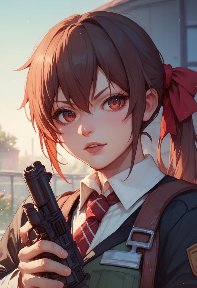 (Best Quality, hight resolution, masutepiece:1.2), Ultra-detailed, (Realistic, Photorealsitic:1.37), Portrait, Group photo of the three, (Women's group, :1.2), wears a suit, ties, Sunglasses, Brick wall, Leaning against the wall, smoking tobacco, in group photograph, movie "Reservoir Dog", Brick wall background, Woman in black, modern attire, Fully clothed, Sexy, outlaw, shirt art, defiance, black robes, badlands, Old movies, High resolution skin, (Cinematic lighting: 1.2 ), beautifully detailed eyes, Highly detailed face, of the highest quality, detailed hairs, Exquisite facial features, Perfect face, Wide Angle, Photorealistic, Crushic Movies, 4K, 8K, 32K, smoking tobacco, Cinematic,Pretty Woman,
