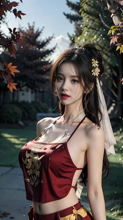 "1 beautiful girl in traditional costume, wearing a traditional Chinese ao dai in luminous blue, Ao dai with red as the main color, black chest border and golden border, long hair and white bangs, hair jewelry most detailed and beautiful, Super cute little face, Extremely pretty face, sparse eyebrows, most flawless beautiful face, ((black pupil:0.8)), very beautiful eyes, ((eyes red:1.4)), beautiful and detailed eyelashes and very magical makeup, high nose, earrings, thin lips, red lips, no smiling, beautiful lips, rosy face, clean face, flawless beautiful face , smooth white skin, (big breasts: 0.9)), Blums breasts, ((big and super round breasts): 0.9)), ((super tight breasts: 1.2)), ((breast augmentation: 0.8)), beautiful breasts, sitting on the floor, Sitting with legs wide open, thighs wide and not shy, hands behind back, chest forward, leaning back slightly, beautiful girl's upper body, 8k photo, super high quality, hyper realistic, 10x super pixels, photo realistic, bright studio, bright edges, two-tone light color, (high detail) skin: 1.2), 8k ultra, soft light, high quality , volumetric lighting, realistic, Photos, high resolution, light, best photo, 4k, 8k quality, blur effect, Smooth and sharp, 10x pixels, aurora, lightning, super graphics , most realistic graphics,(Red flower background: 1.8), alone, solo, portrait 9:16, Extremely sharp, surreal image., (NSFW:1,7), pubic hair, spread legs, view from below, , transparent outfit, cameltoe, huge breasts, nipples, areola"
