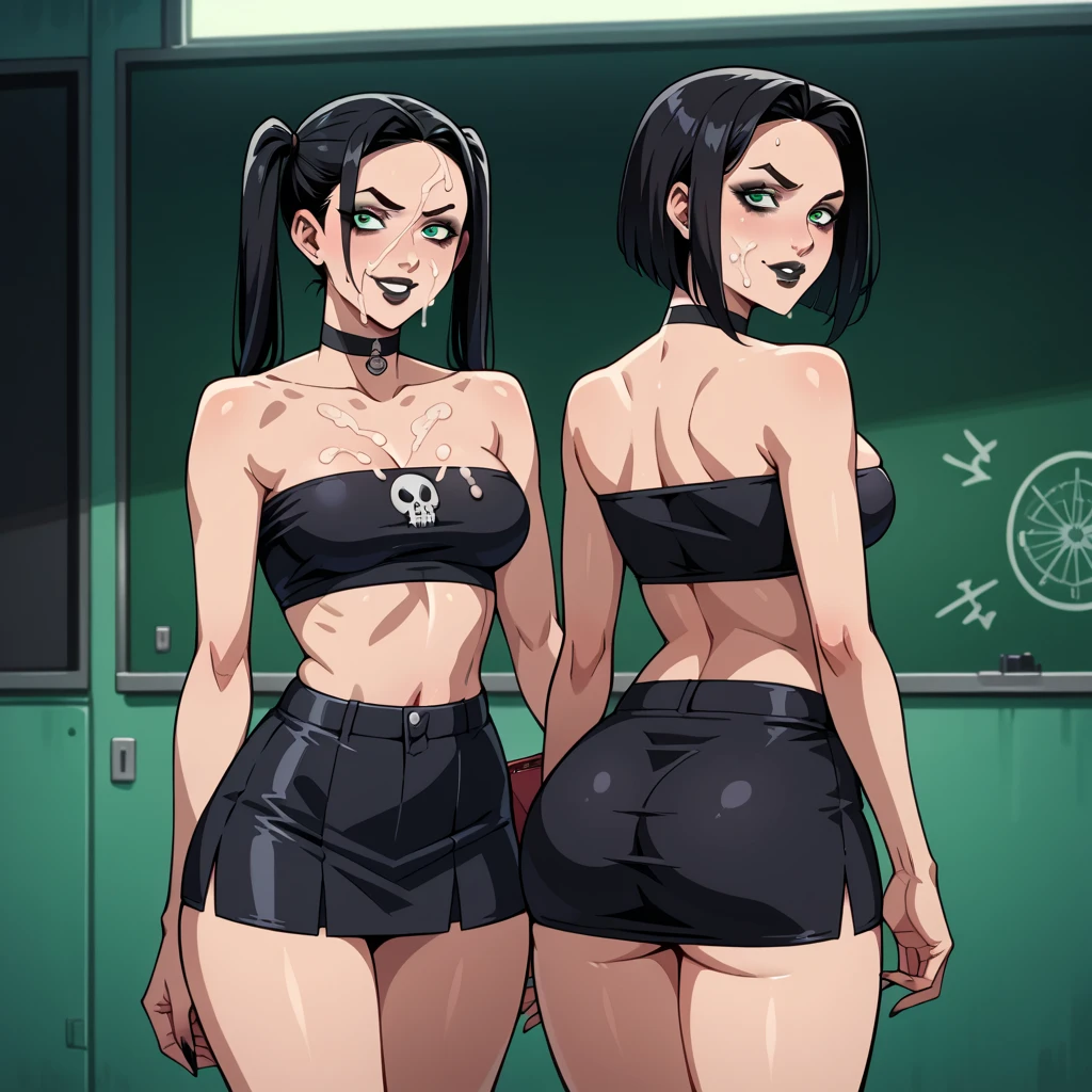 girl, (vampire:1.3), Dark,Car Interior,Pecs,Cleavage,Lying on back,Very Short Hair,Crown Braid,(purple Camisole,silver Shorts:1.3),idolmaster cinderella girls,Swimsuit ,(masterpiece,detailed,highres:1.4) <lora:crt:0.5>