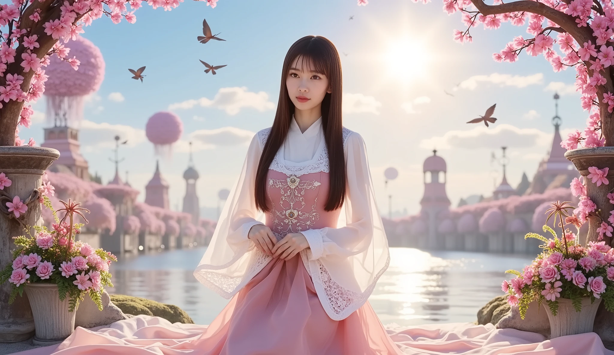 a beautiful goddess who makes impossible dreams come true. she is a very peaceful and sweet goddess who lives in her own kingdom. and、when she is moved by impossible dream stories, She makes it a reality