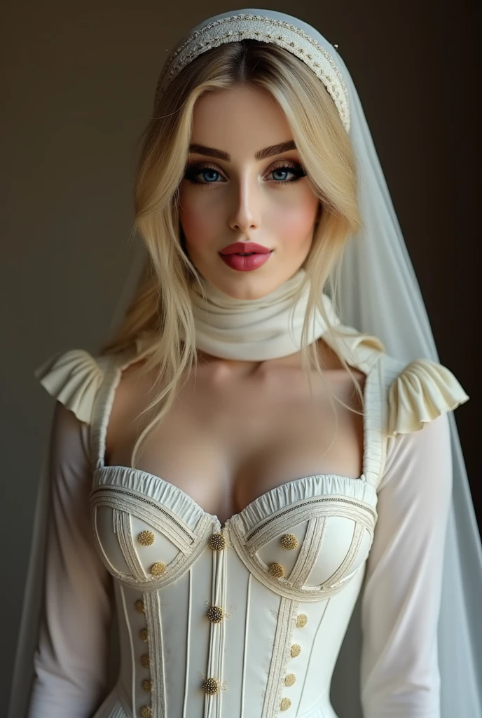 Nata Lee, wearing french maid costume transparent. professionally retouched, soft lighting, realistic, smooth face, perfect eyes, sharp focus on eyes, 8 k, high definition, insanely detailed, intricate, elegant. be in the bedroom.