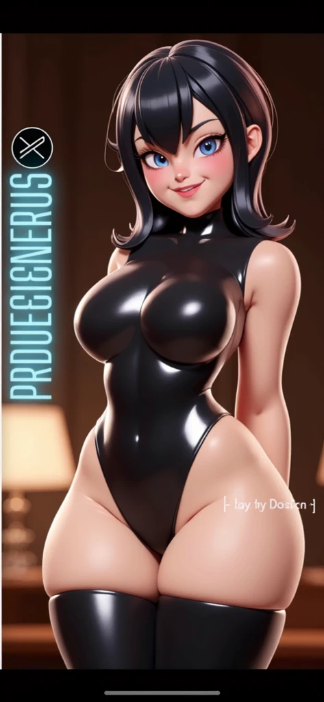 (((Sexy magazine cover))), 1980s style, magazine , Violet Parr, view from rear, ass:1.3, (eye mask) close up, vagina:1.3,, long black hair,(purple eyes) , slim, ass, view from front, view from below, red costume with incredibles logo, black thigh high boots, bare breasts:1.4, glamour makeup, retro futuristic, 1980 style, sci-fi, visible breasts, visible nipples:1.4, she is almost naked, ultra detailed, perfect face, perfect skin texture, depth of colour to her eyes, dynamic lighting, 8k, visible vagina:1.5, eye mask