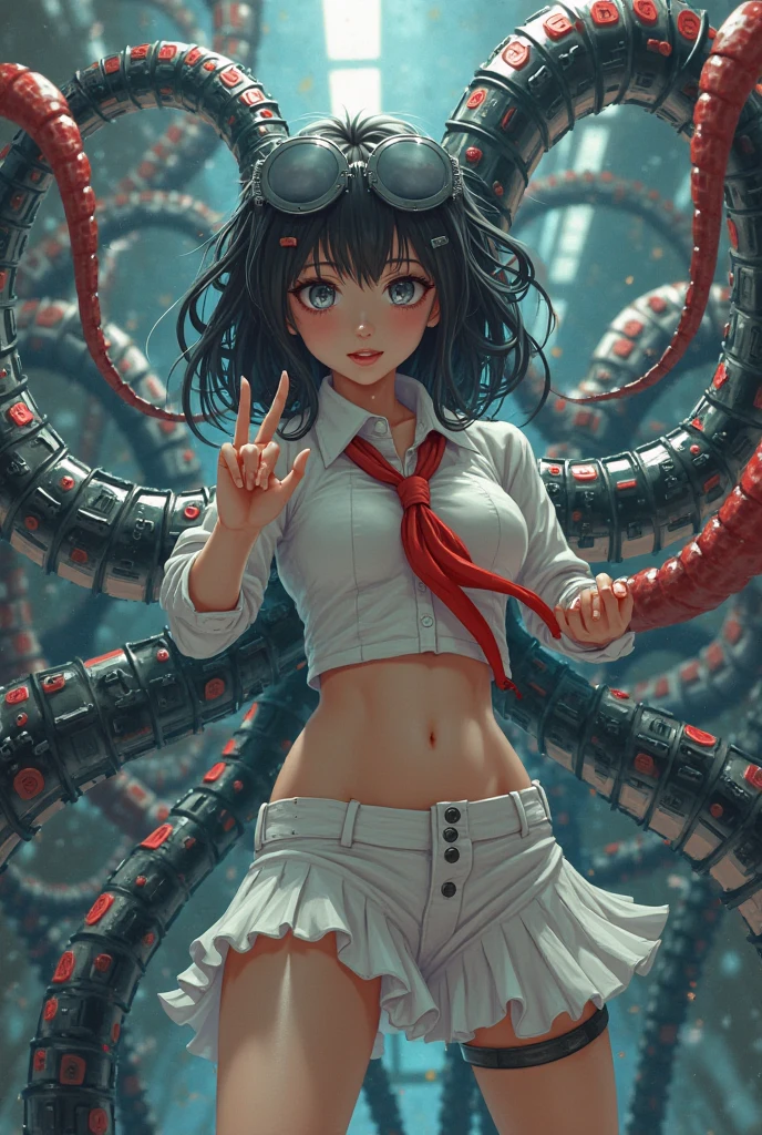 nsfw, Highest quality, High resolution, Detailed background, Perfect Anatomy, Extremely fine detail, Award-winning works, Beautiful face in every detail, Solo Focus, Realistic, Detailed facial expression, Fine grain, Skinny body, Slender figure, Textured bare skin, Textured clothing, Full body image, Dynamic Movement, Intense movement、
(White loose socks:1.2), Medium breast, Small nipples, Small areola, Girls, 18-year-old, Very popular beautiful actress, Dark brown hair, Curvy medium hair, Torn clothes, , high school girl, Moe Sleeve Cardigan, Beige cardigan, Perfect body line, Classrooms in closed schools, Late Night、
(Girl having sex with tentacles、Tentacle Sex), A Nest of Occupations、Lots of tentacles、Girl trying to escape from tentacles, The tentacles wrap around the girl's body., Tentacles relentlessly swarming the vagina, Girl sexually assaulted by tentacles, Girl tied up and hung by tentacles, Girl with wrists tied by tentacles, A girl with her ankles tied by tentacles, girl raising her arms, girl showing her side, (Girl's pussy penetrated by tentacles: 1. 2)、(Numerous thin tentacles invading the girl's vagina:1.2)、A girl covered in white semen overflowing from her vagina、Tentacles continue to ejaculate large amounts into a girl's vagina、(Tentacles ejaculate a lot into a girl's vagina)、The whole body gets wet、(Close your knees together)、Inner thighs、(Open both ankles)、hold back the urge to urinate、Standing posture、Beautiful gestures、Cute gestures、(Facial expression of enduring endless orgasms:1.4)、(The expression of a woman who continues to feel the constant sexual climax、The expression of enduring sexual climax)、A look of shame、fear、pain、Crying、tears、pessimism、(pain、Embarrassing、sad、painful)、Get help、tears、Drooling
(masterpiece:1.2, Highest quality), (Realistic, photoRealistic:1.4), Beautiful illustrations, (Natural Side Lighting, Cinema Lighting), ,
(View your viewers), 1 girl, Japanese, high school girl, Perfect Face, Cute and symmetrical face, Glowing Skin,