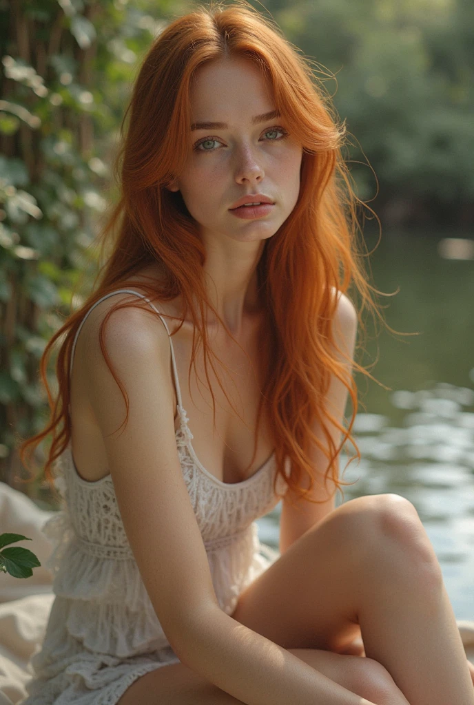 white dress lying in the grass,dress,white dress,lying,grass,beach,back view,common outfit,back view,suspicious glance,distrustful gaze,skeptical look,accusatory stare,blaming gaze,Asian eyes,Slanted eyes,Narrow eyes,Squinted eyes,Almond-shaped eyes,Orientally-shaped eyes,lord of the ring,elf,arwen,leg spread,sulphurous,lascivious, torrid, (bella hadid:1.1),look towards the viewer,beautiful detailed face,beautiful detailed body,long red hair,ginger, red head ginger,long red-haired girl with green eyes,realistic photo,highres,ultra-detailed,photorealistic,vivid colors,bokeh, concept artists,green eyes, long red hair,ginger,red head ginger,best quality,8k, highres,masterpiece:1.2, ultra-detailed,realistic, photorealistic,photo,perfect light, sunlight,realistic, photo-realistic:1.37, girl with green eyes and long red hair, stylish makeup, perfect lighting,photo,glamorous pose, a close up of a woman with red hair, with red hair and green eyes, red head, red hair, she has red hair, red girl, red hair girl, with red hair, red hair and attractive features, brilliantly colored, red hair goddess, red hair girl