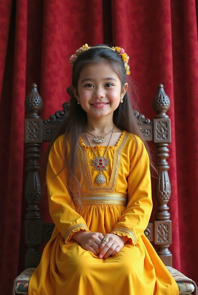 potret foto studio keluarga Indonesia ayah (tinggi 160cm, umur 60 tahun) ibu (tinggi 150 cm umur 50 tahun) baju batik elegan diletakan di tengah depan. diantara ayah ibu ada anak perempuan ( tinggi 165cm umur 29 tahun), anak laki-laki pertama( tinggi 170cm umur 35 tahun) di pinggir kanan kedua ada laki-laki (tinggi 165cm umur 31 tahun)pinggir kiri, tengah anak ke 4 ( tinggi 168cm umur 27 tahun) dan ke 5 anak laki-laki (tinggi 170cm umur 35 tahun) menggunakan baju casual dengan background hiasan dinding