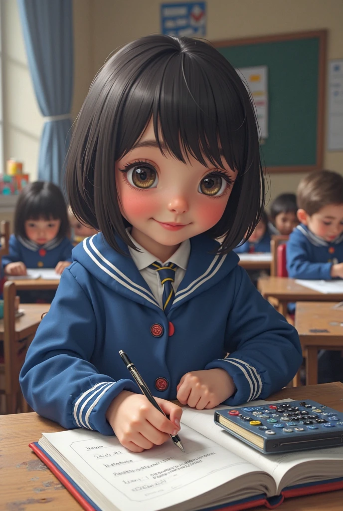 I'm a kindergarten teacher, 37 anos 1.69 de altura bem vestido, feliz com a profissao mas profissional e confiante, olhos azuis pele claro meio queimado de sol, cabelo de lado estilo pickblinders, fundo precisa ser estilo escola de educacao infantil em reggio emilia na italia