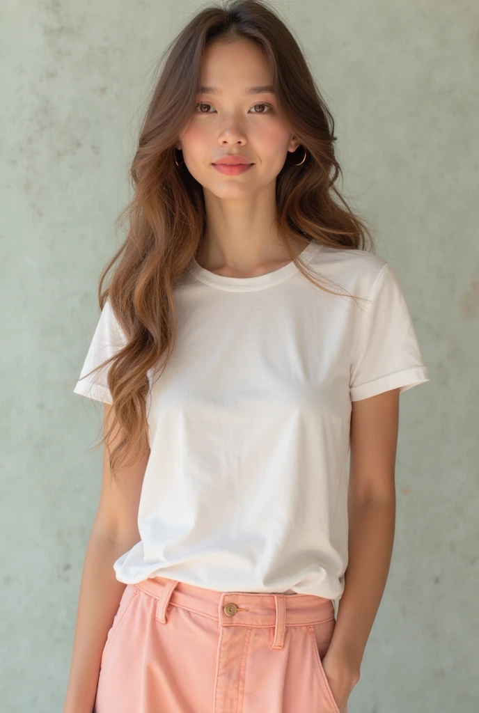 I am 45 years old, have long brown hair, which are tied into a braid. My eyes are green and my skin is fair. I wear comfortable jeans and a white T-shirt. My body is slim and muscular, because I exercise regularly. I am a woman.
