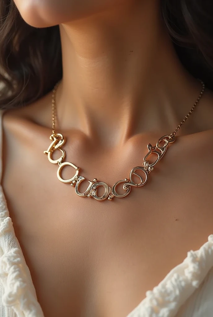 A health-monitoring necklace that is placed around the neck and that has a cell phone that works through it 