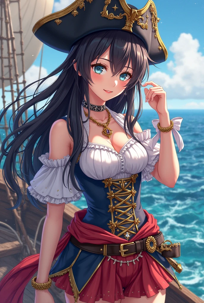 Beautiful older sister dressed beautiful Lolita on the beach，She wears a beautiful flower on her head，Hang beautiful jewelry around your neck，The image of a beautiful woman is one of the classical Chinese styles，Whole body diagram