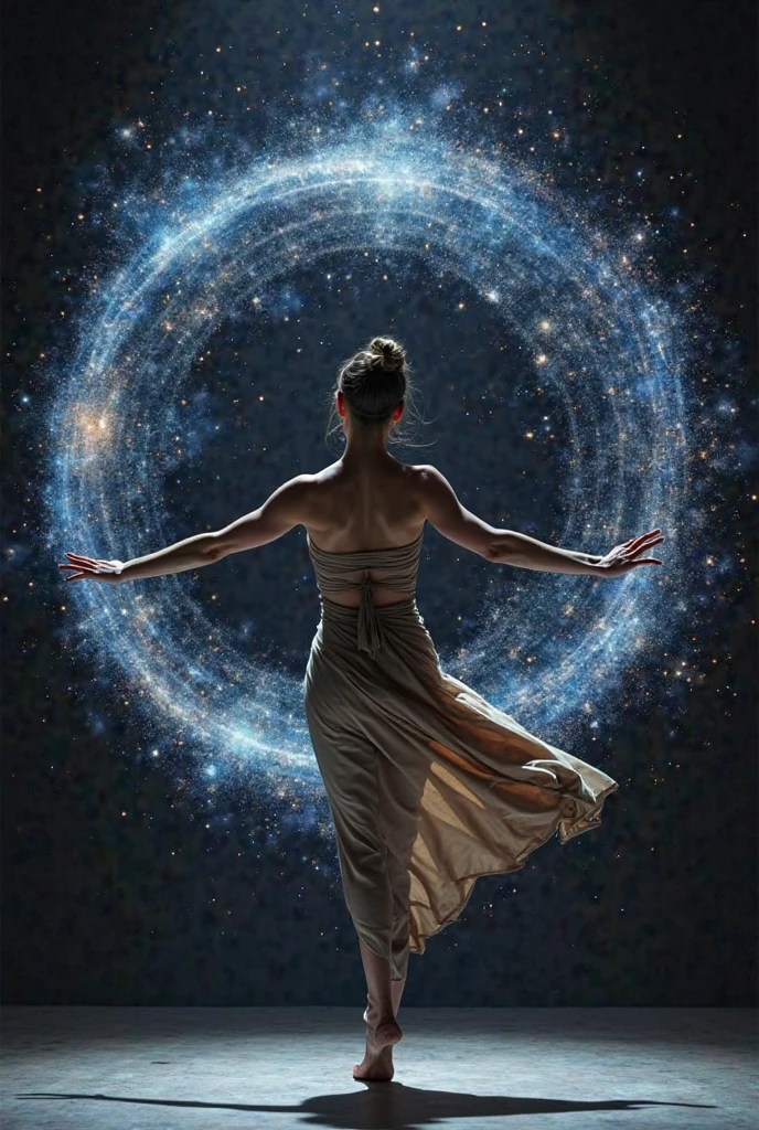 At night, astral bodies come out of physical bodies and intertwine in a wonderful dance of astral bodies against the background of a deep and incomprehensible astral, a fascinating sight