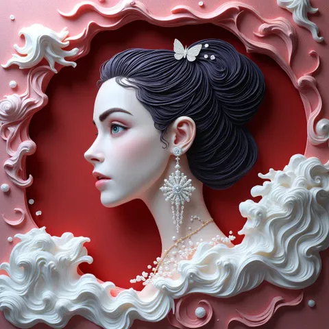 Portrait in the style of Xuan paper