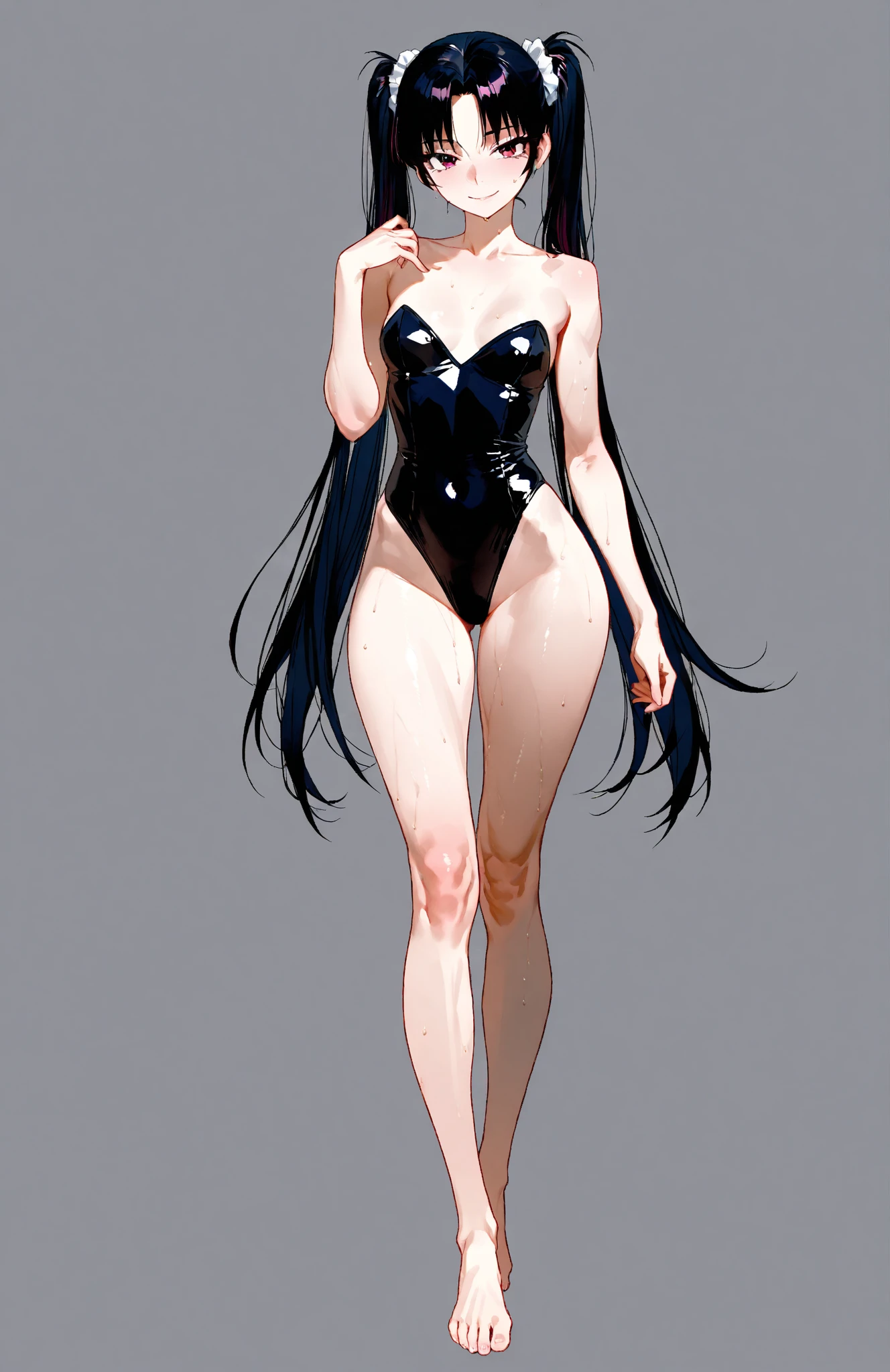 Ultra-high sharpness,8k wallpaper,Beautiful woman detailed definition of body using role play,full body detailing,Face details,mediuml breasts,Illustration art,Whole body movement,Sexy woman in black,Soprano Woman,Very cool facial expression,Gorgeous background,Great erotic art,painting art,Sexy art,Detailed body part details,long leges,Inspired by J.c.Ryan Decker,Epic European and American illustrations,Tall,The whole body is evenly sexy