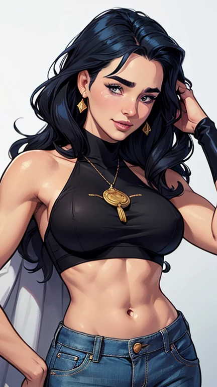 Com um dragão Ennifer Connelly, very long to the waist and half curly with bangs, seios pequenos, olhos grandes com um brilho apaixonado, olhos verdes mel, Um lindo sorriso, vestindo uma camiseta preta longa com um terno feminino verde e jeans, in a serious and sweet comic-style pose, alta qualidade Jennifer Connelly personagem mulher estilo Jennifer Connelly com marcas de guerras Imagem de desenho animado de uma mulher .Ilustra??o estilo desenho animado, estilo de arte dos desenhos animados, estilo de arte dos desenhos animados, digital illustration style, estilo atompunk projeto de pessoaagens altamente detalhado, arte digital detalhada coragem, Forest fan art, Design de personagens de retrato, beautiful digital illustration, retrato de alta qualidade, Arte em quadrinhos, mulher jovem cabelo com transas lindas . Queen Anna by Jennifer Connelly lined eyes Medium large bust and wonderful sexy clothes. image expression of sexual desire from waist to head illustration Queen Anne of Arendelle atompunk style Fallout 4 style pose playboy magazine sensual witch Character cartoon style facial expression happy beautiful smile and six medium small portrait mode waist up with lots of gold around her other stones portrait precious mode waist up queen of the south Jennifer Connelly GTA scenery dominatrix gold coins chest with jewelry with her boyfriend, um homem com barba preta, armado com um estilo militar, Jennifer Connelly Turnaround sheet Creates multiple images in different poses of the same cartoon character:1.2), Woman from Southern Brazil Drawing Art Gaucho Artline white background woman Cartoon image of a woman , roupas sensuais , garota Personagens GTA estilo artgerm femininas Yvonne Strahovski estilo de desenho garota,, pequeno, Shy, bunda grande, catholic nun outfit , dynamic pose, Quente, soft or colored lips, fundo simples, perfect hands, anatomia perfeita, Apoie-se no estilo cartoon de Jennifer Connelly