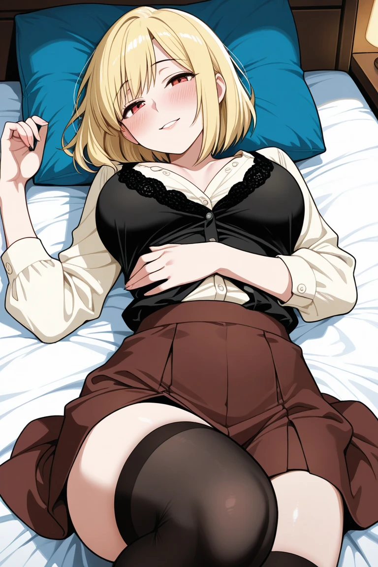 make her blush, blushing, embarassed, facial expression