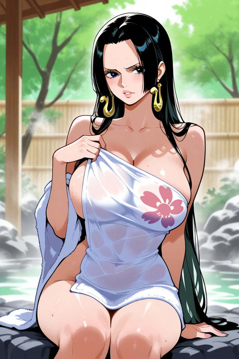 ((((Very nice smile))))、(((おでこを出す:1.5)))、((Direct your gaze this way))、1 girl,NsfW,(one peace wanokuni edition)、((ponytail、Red ribbon on the tie)) 、((they say olobi))、((A very sexy mini kimono dress with a large slit、(((Kimono obi)))、(((The white kimono is decorated with purple iris flowers)))、((Wearing a black haori with a red lining)),Exposed underboob)):1.2, White costume,((Short costume)),(((nico robin))),(ONEPIECE),((Huge breasts 1.8)), clavicle, Glowing purple eyes,absurdists, brainwashing,Hollow Eyes, ((Expressionless, Emotional removal)),avert your eyes , Full body portrait, Outdoor,Dim Alley,night, (highest quality、4K、8K、High resolution、Must have:1.2)、Very detailed、(reality、It is realistic.、Realistic:1.37)、ticker、hyper HD、Studio Lighting、Ultra High Definition Paint、Sharp focus、Physically Based Rendering、Extreme Detail、Professional specifications、Vibrancy and color、Blurred、Sports portrait、landscape、Horror Style、Anime Big Tits、sf、photograph、Concept Artist、Five Fingers, Perfect body, {{{masterpiece}}}, {{{highest quality}}}, {{Very detailed}}, {shape}, {{Very delicate and beautiful}},Improved cost performance、all roles、Canon 5D MK4でphotograph、photograph, ((((The back is surrounded by many flowers on the vast grassland、She is centered in the frontal shot、Surrounded by flowers that cover the background、sun shine、Illuminated by a dazzling light、Heavenly Sunshine))))(((Topless))),((( shirtless))), (((showing us perfect nipples, perfect areola, perfect nipples, estimated bust 88cm)))