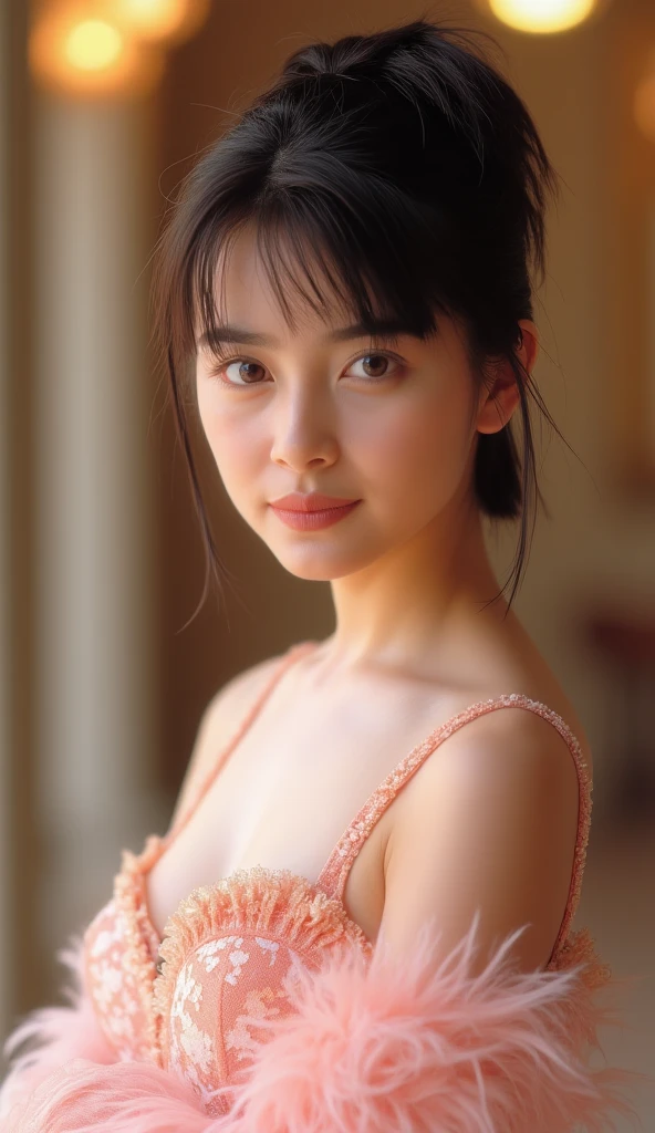(Best Quality,8K,High resolution,masutepiece:1.2),Ultra-detailed,(Realistic,photoRealistic,photo-Realistic:1.37),Soft Focus,18year old,beautifull detailed face,detailed illustration,Renaissance art,Delicate artwork,kitchin,kitchin apron,Teenage girl,Seductive full body image in bikini,Gently drip milk onto your breasts,Vivid colors,Studio Lighting