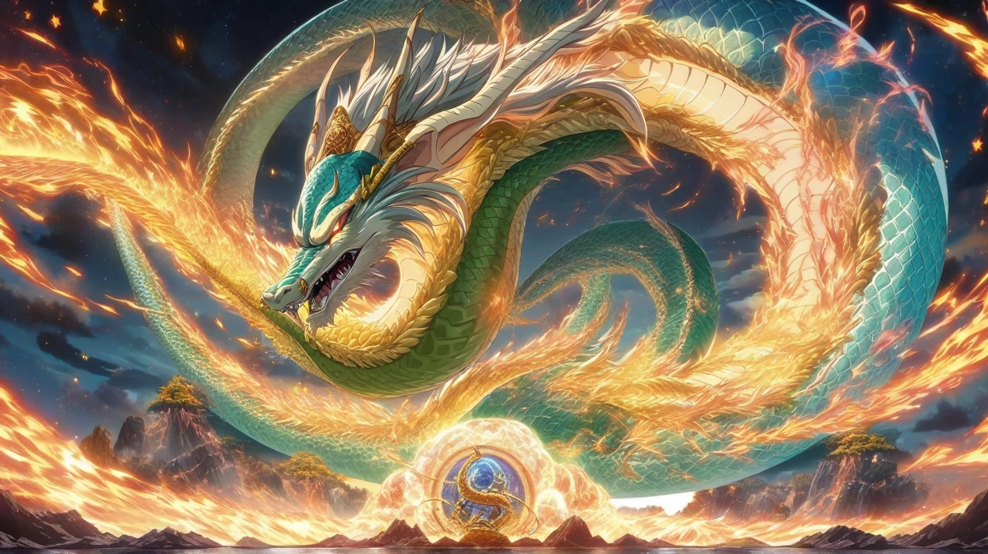 a fusion between Rayquaza and Arceus