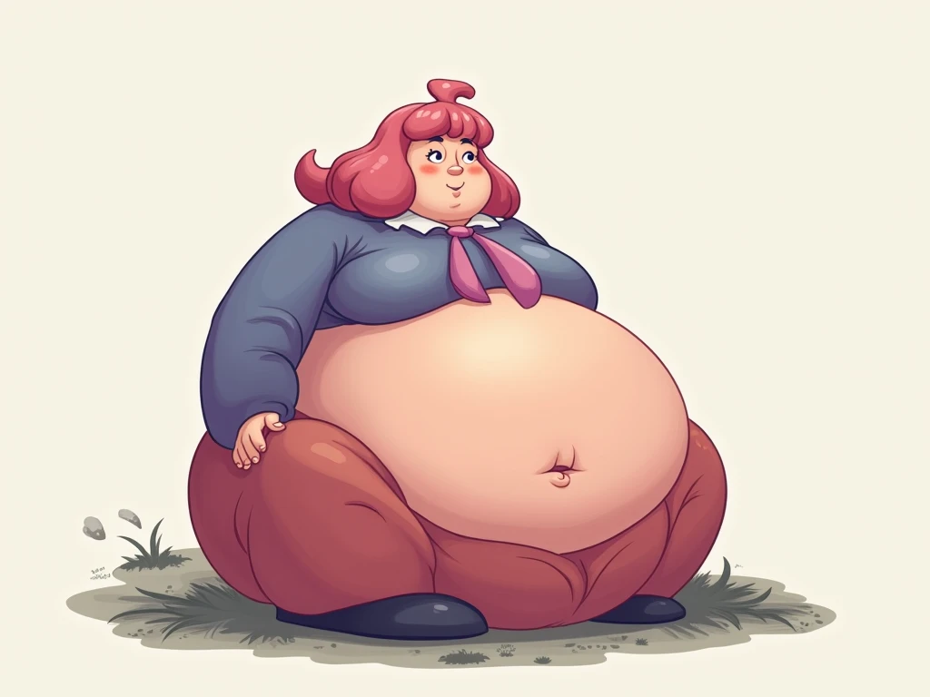 young woman, transformation, weightgain, fat, Huge ass, big tits, pig,ringelschwanz, ecstasy erotic, aroused, antromorph, sexly, Nude. naked, Long hair
