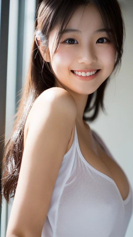 top-quality。8K-Picture。Ultra-high pixel。Evening sea background。girl with。Although there is no sex appeal、Super neat and clean woman。hair is long、A dark-haired。The style is outstanding(((huge-breasted:1.8)))。Close up in black bikini。The overall finish is very finely drawn............................................................................................。Black hair dyed in the sunset、Sticky skin。Seductive woman lying on summer bed。Black hair and chest、Perfect expression of glutinous skin.。Harmony at the end of summer。Smile slightly。The length of the neck that is said to look good in a kimono。Enhances clear throat expression。I also want a sideways photo of me lying on the beach.。The frame can be vertical.、Upper body only, Please。vertical。