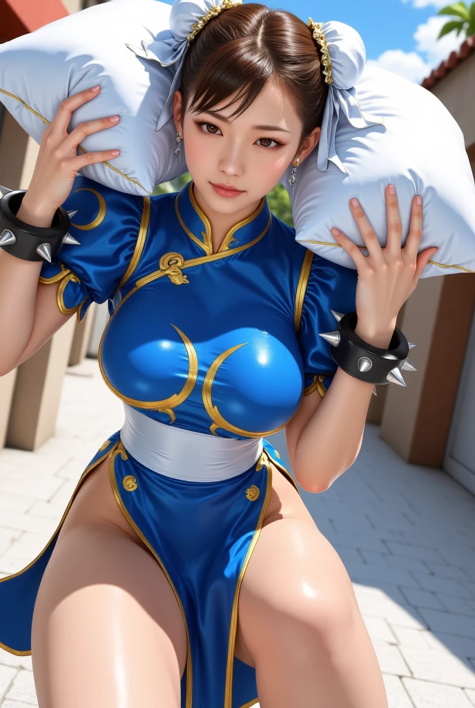 girl gets fucked by a guy in a blue outfit, portrait of chun - li, chun - li, chun-li, chun li, inspired by Masamune Shirow, portrait of chun li, style of masamune shirow, chun li at the gym, giantess art, 4 k manga wallpaper, cutesexyrobutts