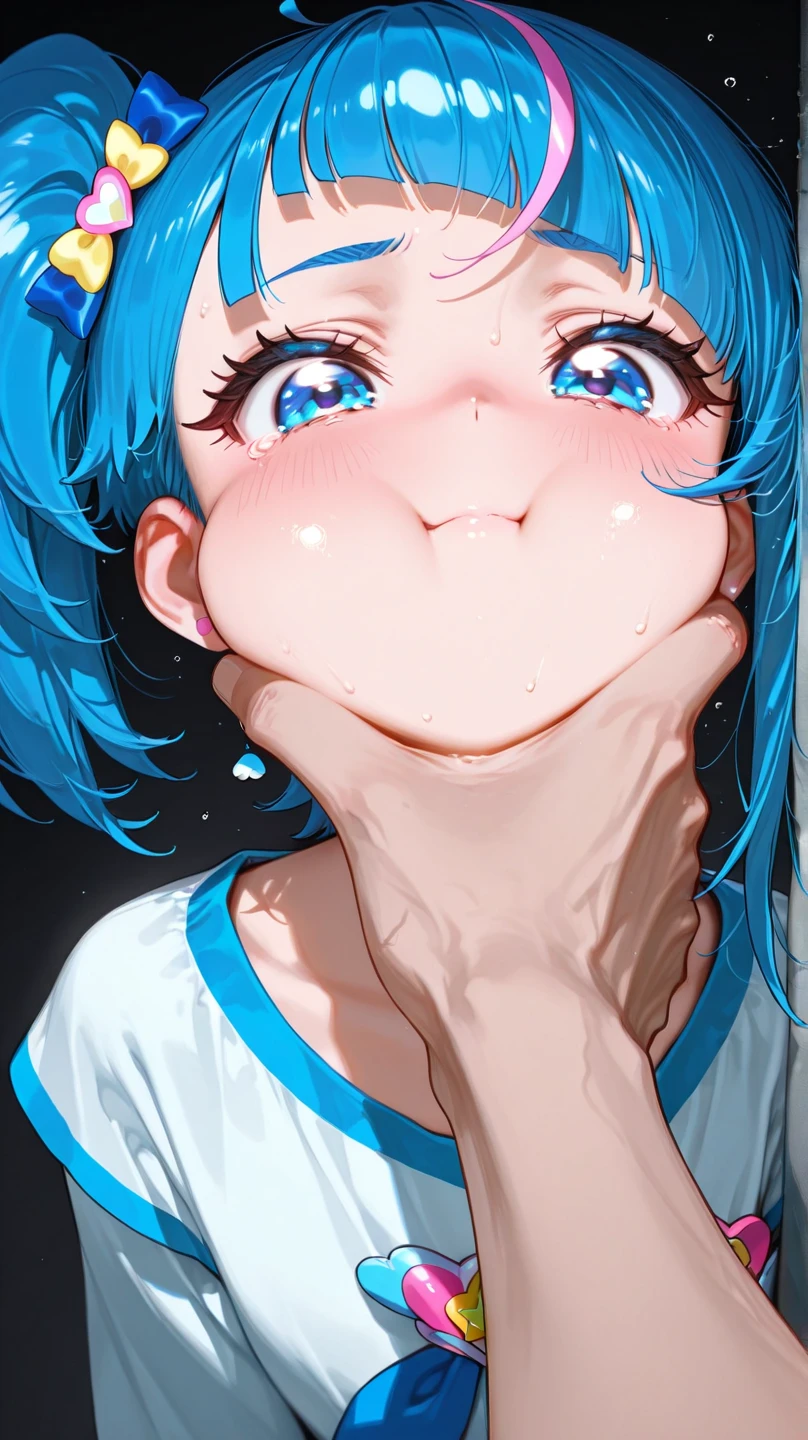 (((Pixel Perfect, Perfect detail))),girl,((Re:Zero Rem))(((Rem-style maid headband))),(whole body)Big Breasts, ((Bangs that hide the right eye))excessive cum((Blue Hair))Fully nude,With nipples,Pussy fully visible hospital,((tears,))((sweat))((wet)((balls_deep,deepthroat))