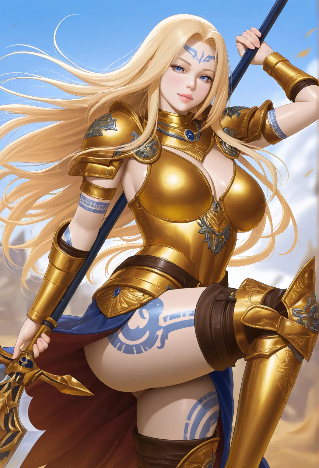 perfect eyes:1.2, detailed eyes:1.4, SoulCaliburSophitia, blue eyes, white skin, pale skin, pale, blonde hair, large breasts, hair ornament, nipples, transparent clothes, wet clothes, see through, white dress, long hair, sword, shield, braided ponytail, 1girl, solo, (masterpiece:1.6, best quality), 8k, insane details, intricate details, hyperdetailed, hyper quality, high detail, ultra detailed, professional, HDR, ray tracing reflection, cinematic lighting,
