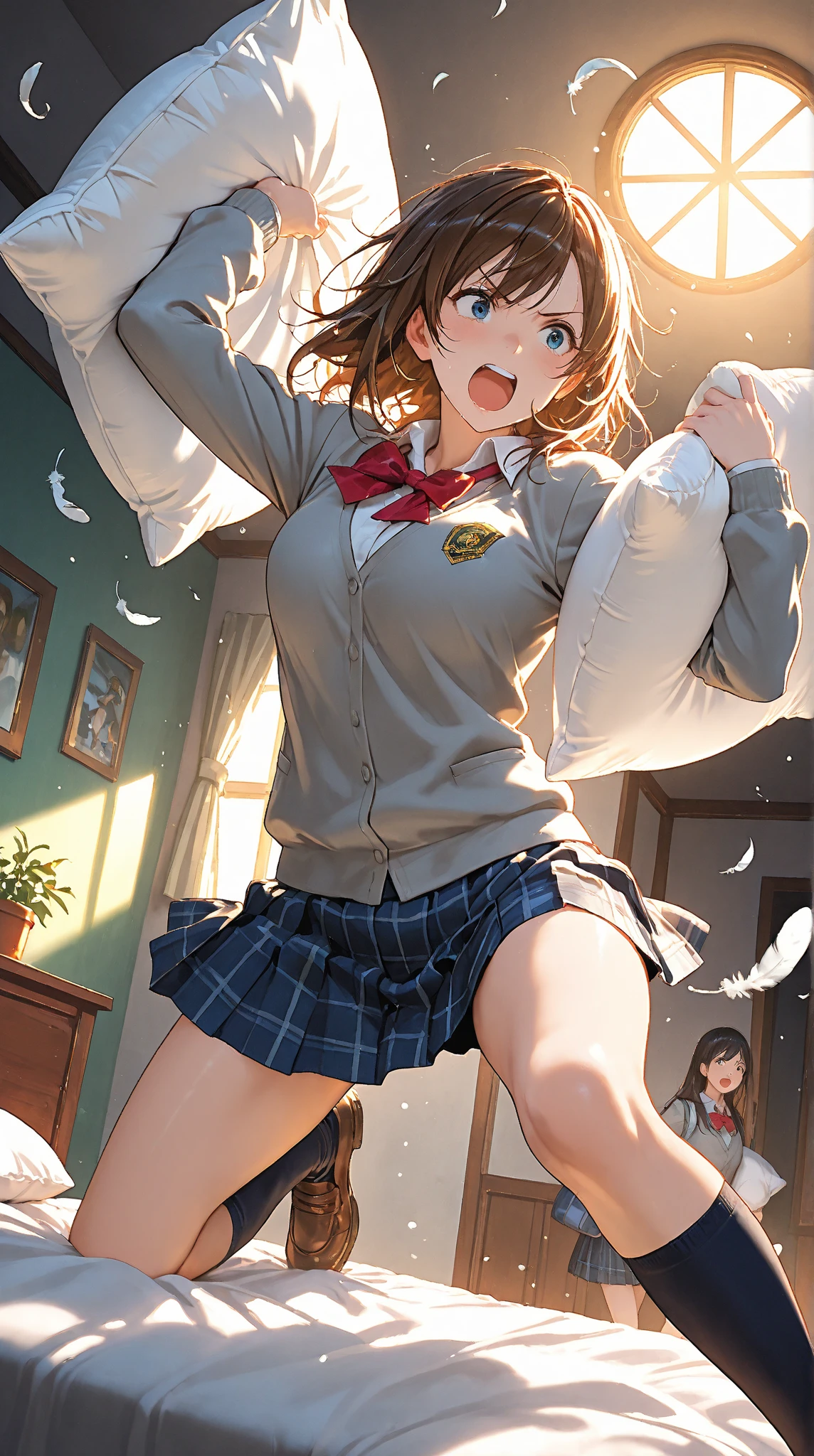double v,from front,focus on panties,fine underwear,{{{print panty1.1}}},flat chest
,BREAK,
oozora akari , ,medium hair, hair ribbon,{{{pink ribbon:1.2}}}, flat chest, ((detailed clothes features,detailed face,masterpiece,highres)),BREAK,
gyaru, shirt, plaid, bow, blush, white shirt, hair ornament, nail polish, plaid skirt, bowtie, pleated skirt, clevage
,BREAK, 
{{{shaded face}}}, naughty smile,troubled face, open mouth, looking down at viewer, masterpiece,absurderes, beautiful detailed face
BREAK,
,Squat,looking down at viewer,Squatting, 
(lower body shot, View from below, View from the front:1.5), very low - angle,looking down at viewer,
((masutepiece,hight resolution)), masutepiece, Best Quality, , absurderes, Perfect Skin, Detailed skin texture, ultra-detailliert, 8K, Intricate details, beautifull detailed face,hight resolution, 1girl ,from front.
indoors,locker room